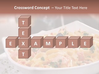 Pasta Food Seafood PowerPoint Template