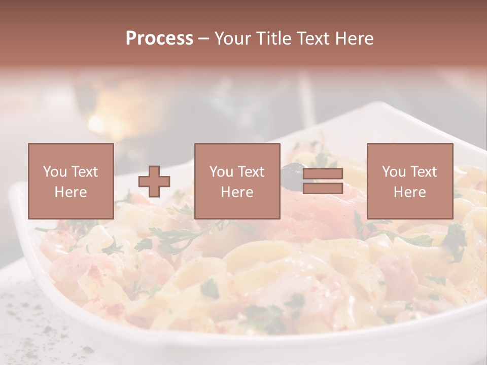Pasta Food Seafood PowerPoint Template