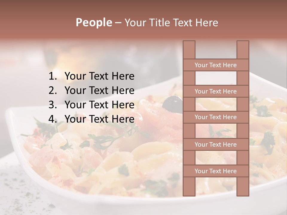 Pasta Food Seafood PowerPoint Template