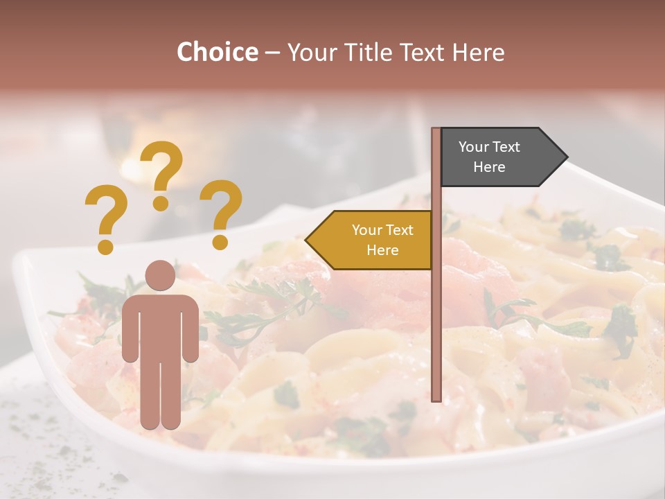 Pasta Food Seafood PowerPoint Template