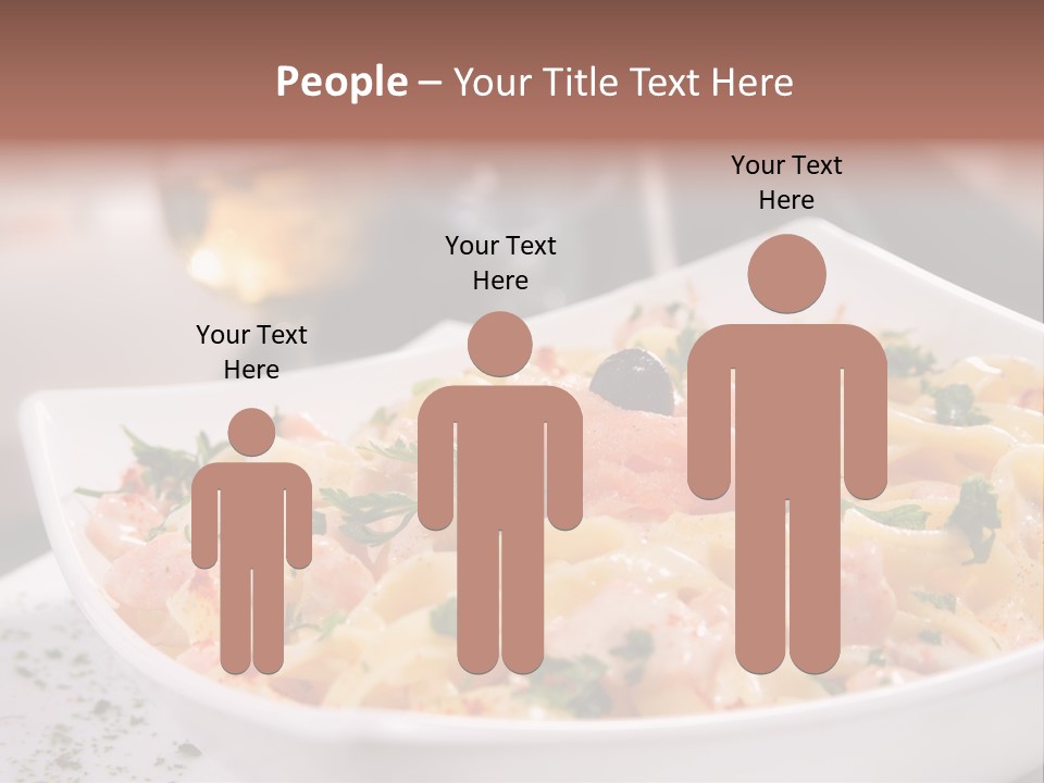 Pasta Food Seafood PowerPoint Template