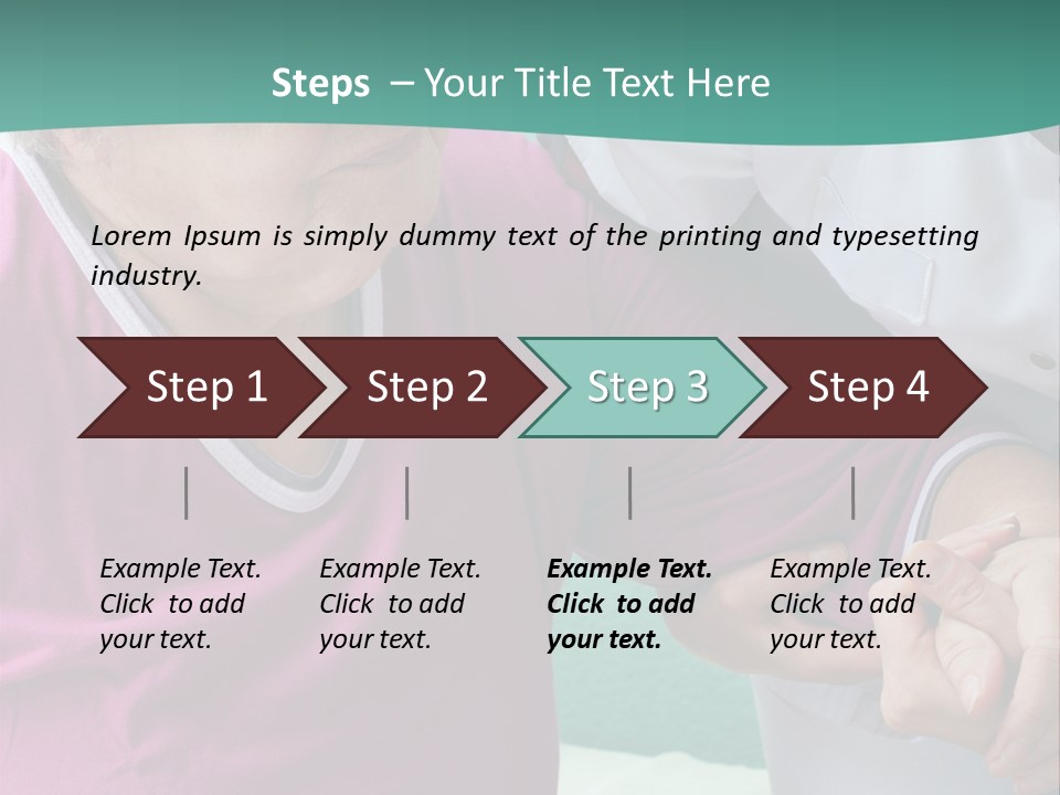 A Woman In A Pink Shirt And A Woman In A White Shirt Are Looking At PowerPoint Template