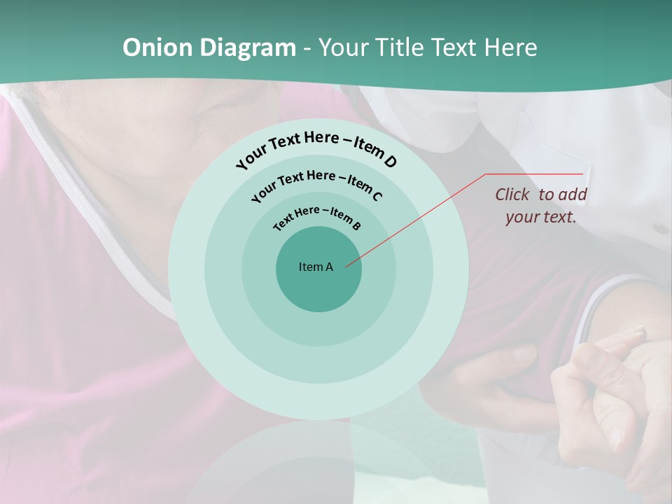 A Woman In A Pink Shirt And A Woman In A White Shirt Are Looking At PowerPoint Template