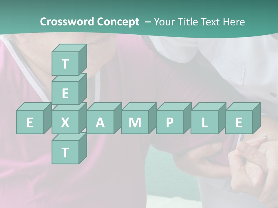 A Woman In A Pink Shirt And A Woman In A White Shirt Are Looking At PowerPoint Template