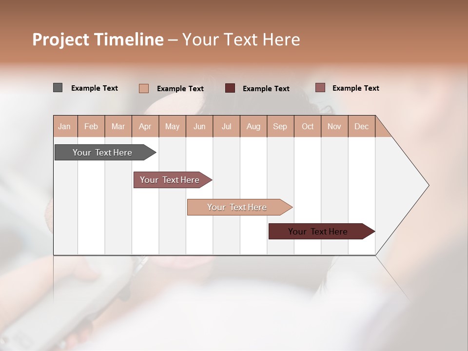 Cut Haircut Enjoying PowerPoint Template