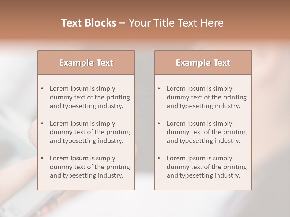 Cut Haircut Enjoying PowerPoint Template