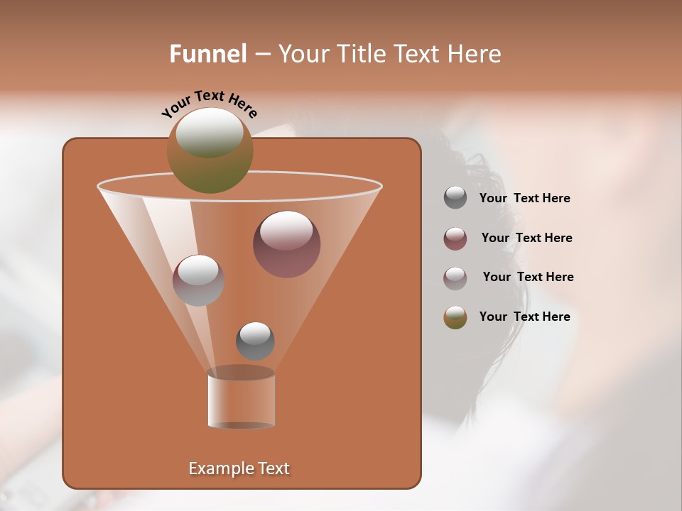 Cut Haircut Enjoying PowerPoint Template