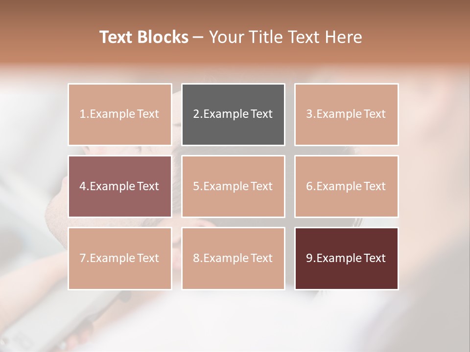 Cut Haircut Enjoying PowerPoint Template
