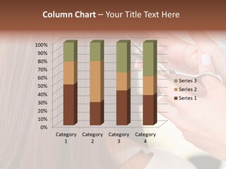 Cut Haircut Enjoying PowerPoint Template