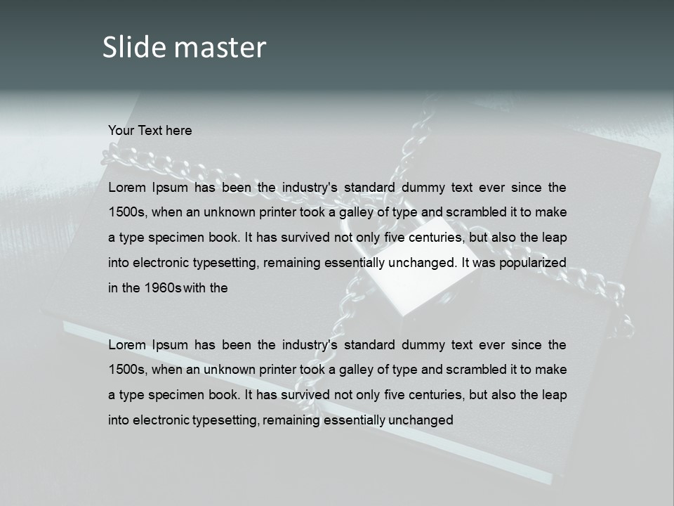 Forbid Identity Data PowerPoint Template