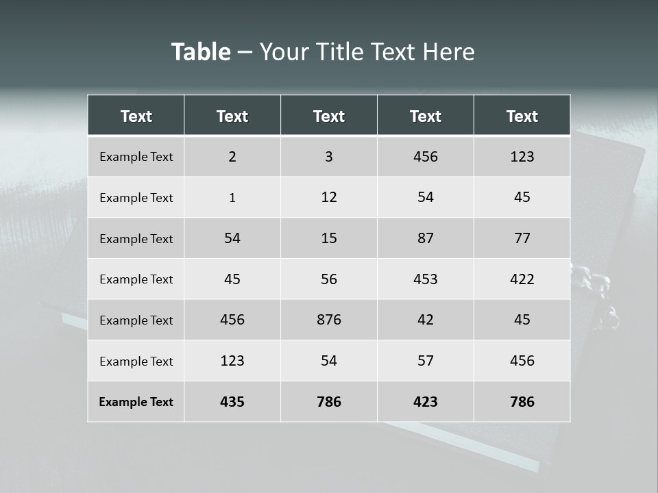 Forbid Identity Data PowerPoint Template