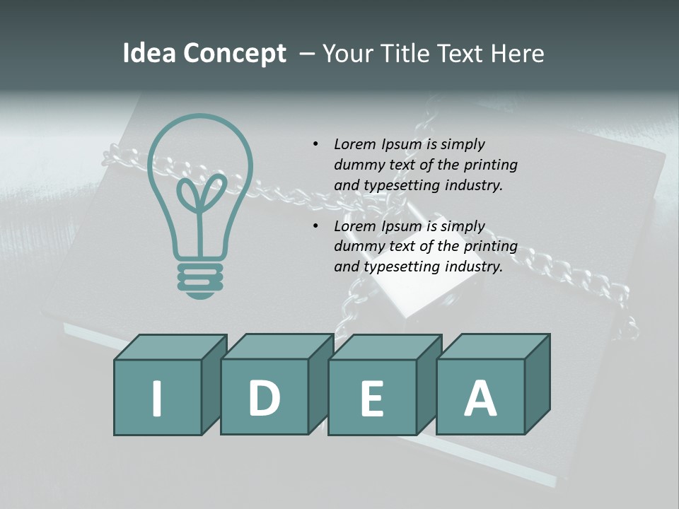 Forbid Identity Data PowerPoint Template