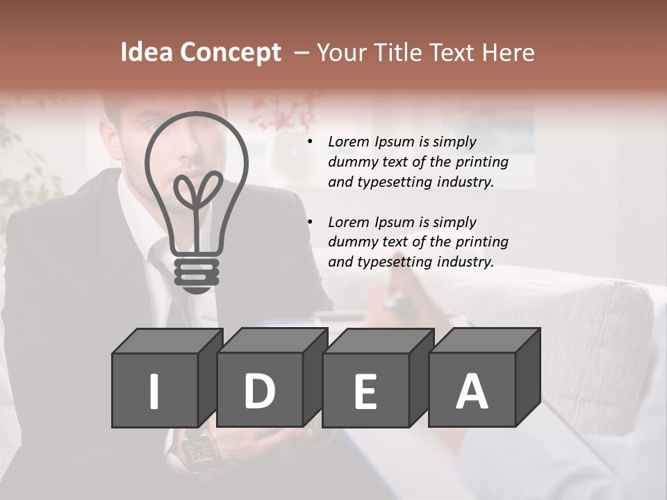 Doctor Emotion Alcoholism PowerPoint Template