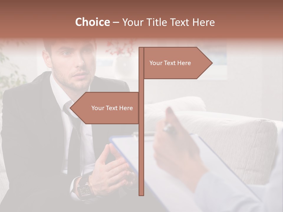 Doctor Emotion Alcoholism PowerPoint Template