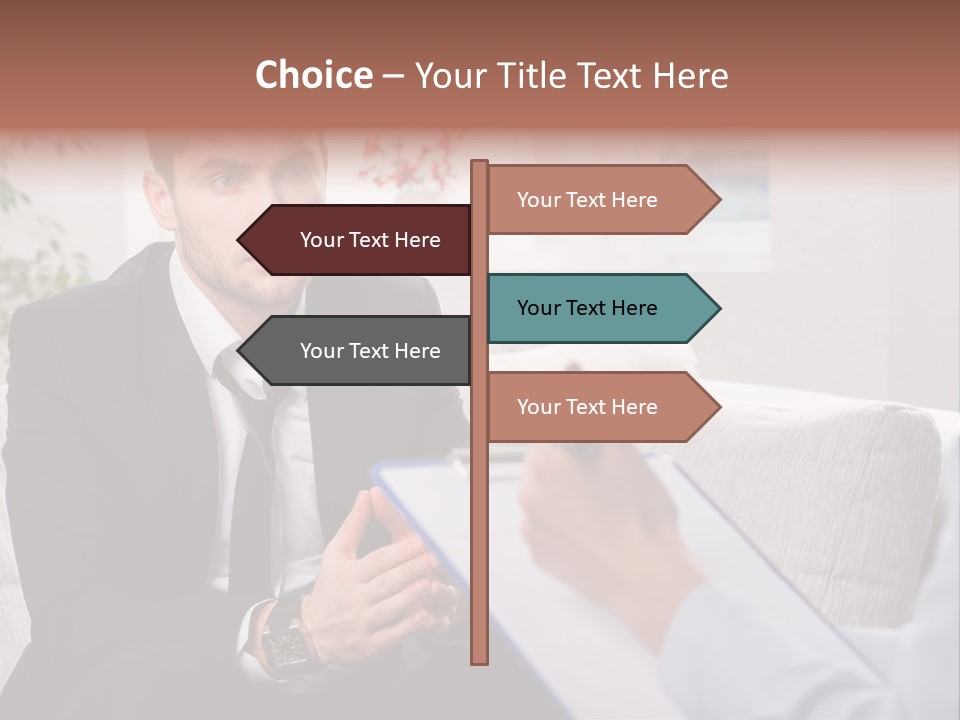 Doctor Emotion Alcoholism PowerPoint Template