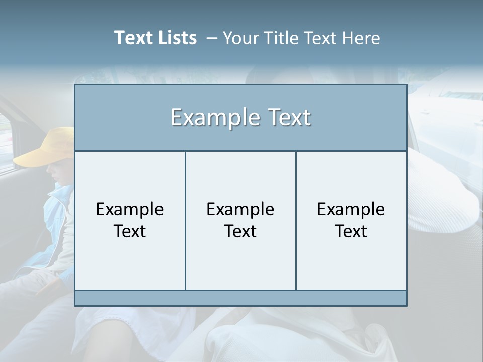 Child Daughter Lifestyle PowerPoint Template