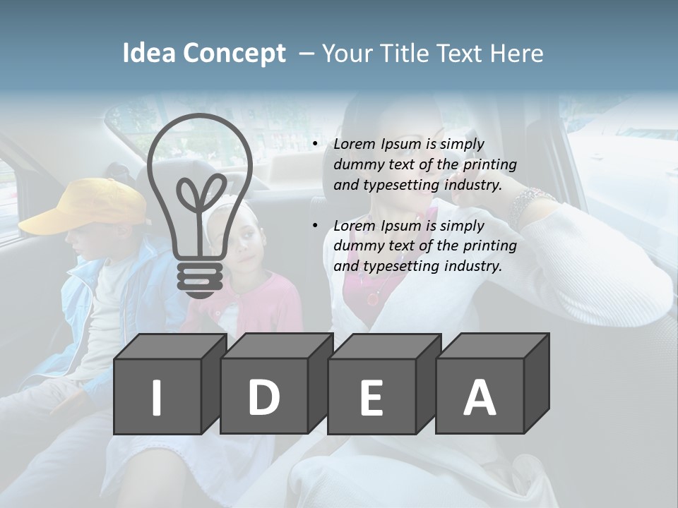 Child Daughter Lifestyle PowerPoint Template