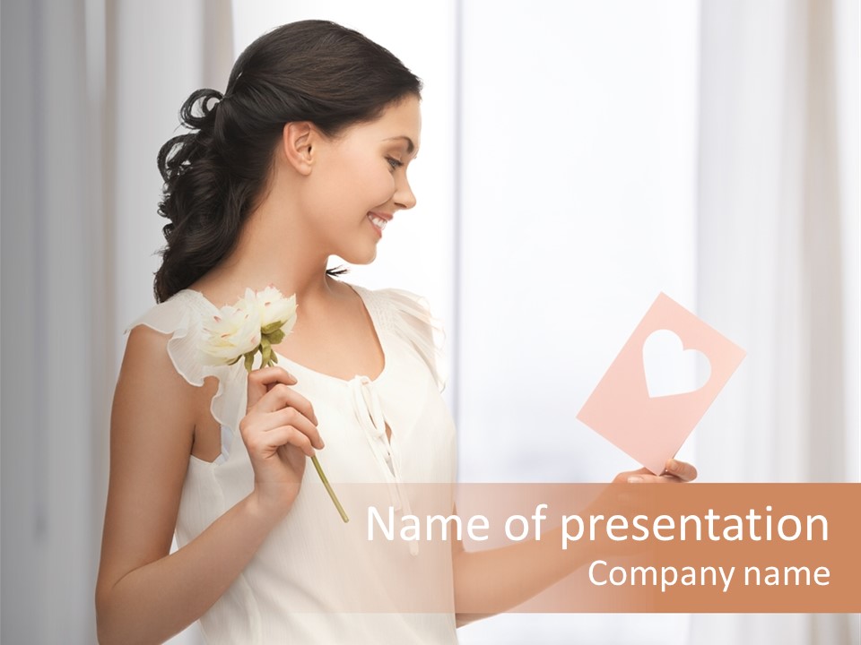 Invitation Lovely Card PowerPoint Template