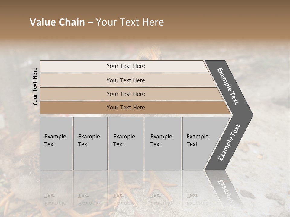 Clutter Chicken Asian PowerPoint Template