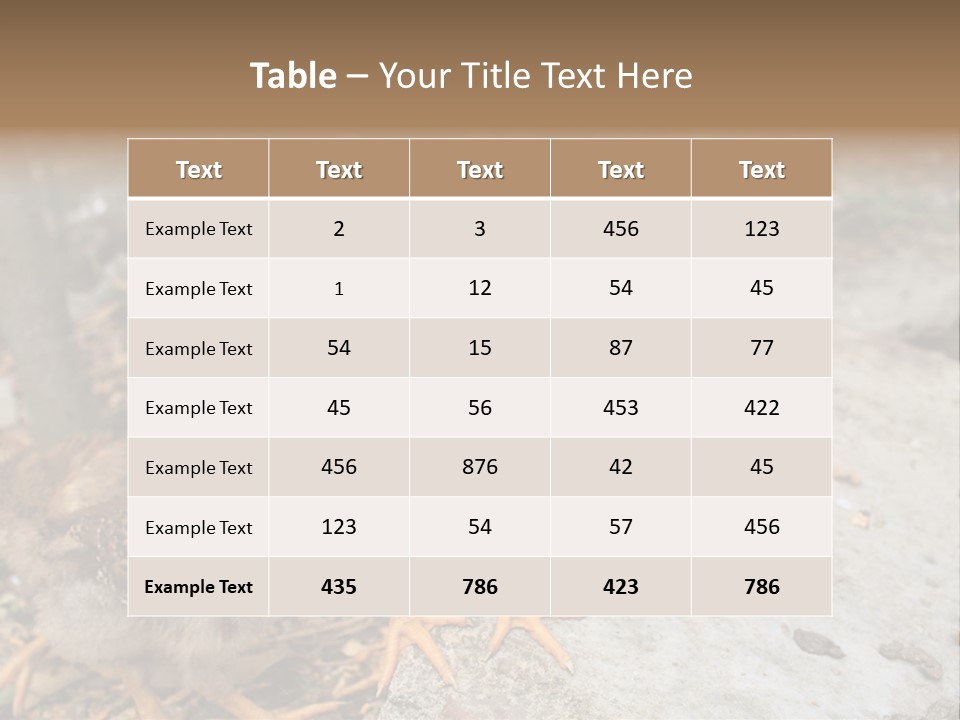 Clutter Chicken Asian PowerPoint Template