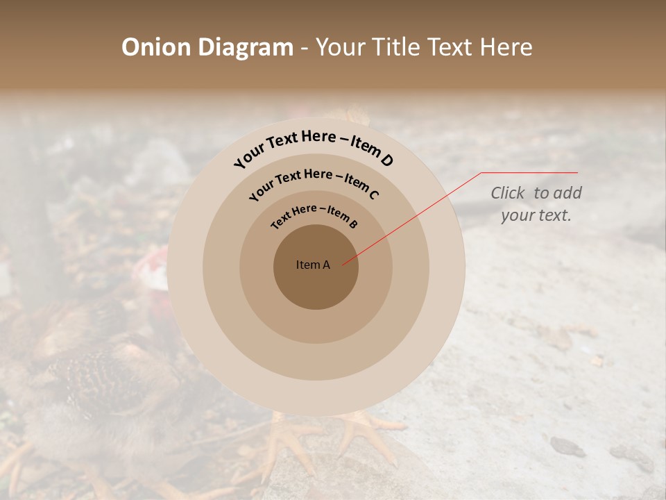 Clutter Chicken Asian PowerPoint Template