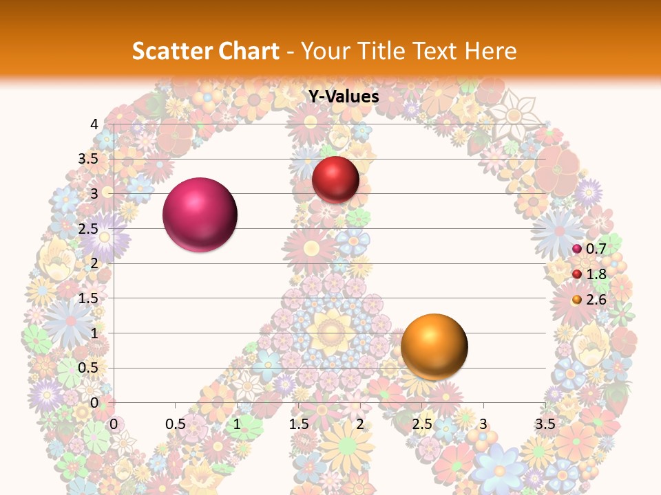 Circle Woodstock Peace And Love PowerPoint Template
