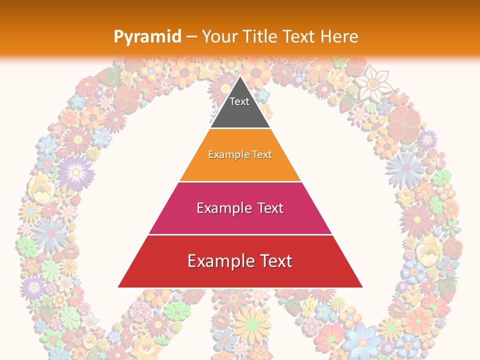 Circle Woodstock Peace And Love PowerPoint Template