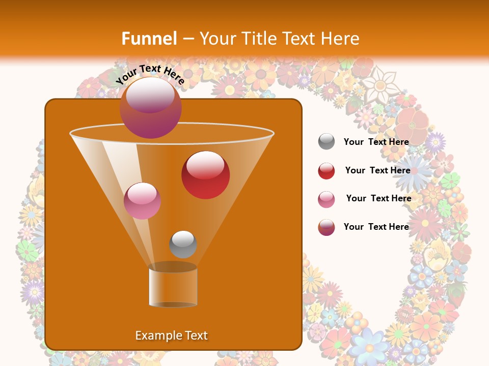 Circle Woodstock Peace And Love PowerPoint Template