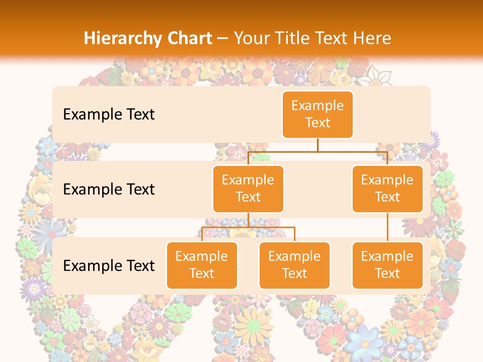 Circle Woodstock Peace And Love PowerPoint Template