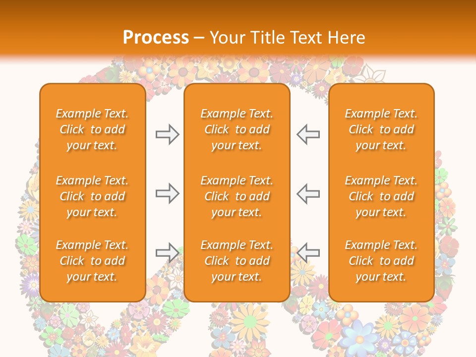Circle Woodstock Peace And Love PowerPoint Template
