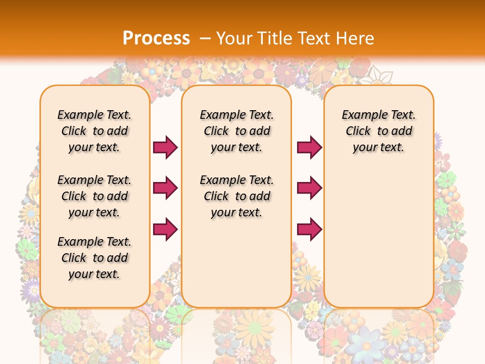Circle Woodstock Peace And Love PowerPoint Template