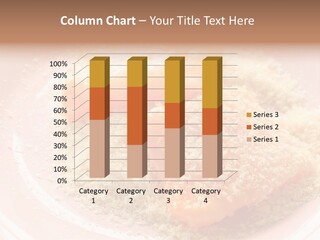 High Angle View Cooking Food PowerPoint Template