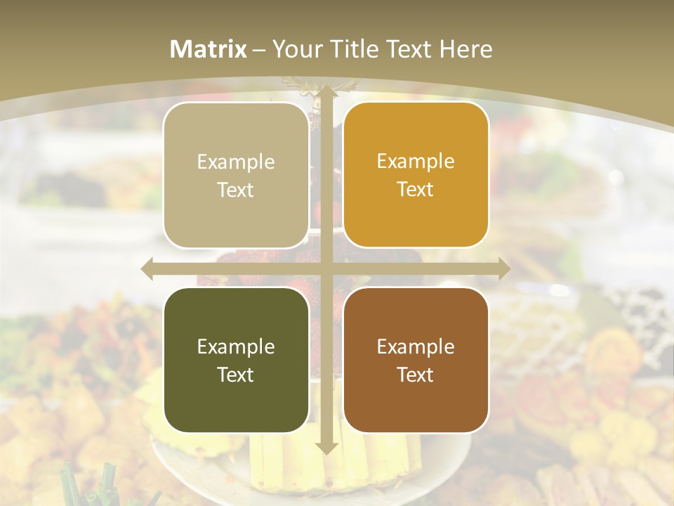 Table Wedding Dinner PowerPoint Template