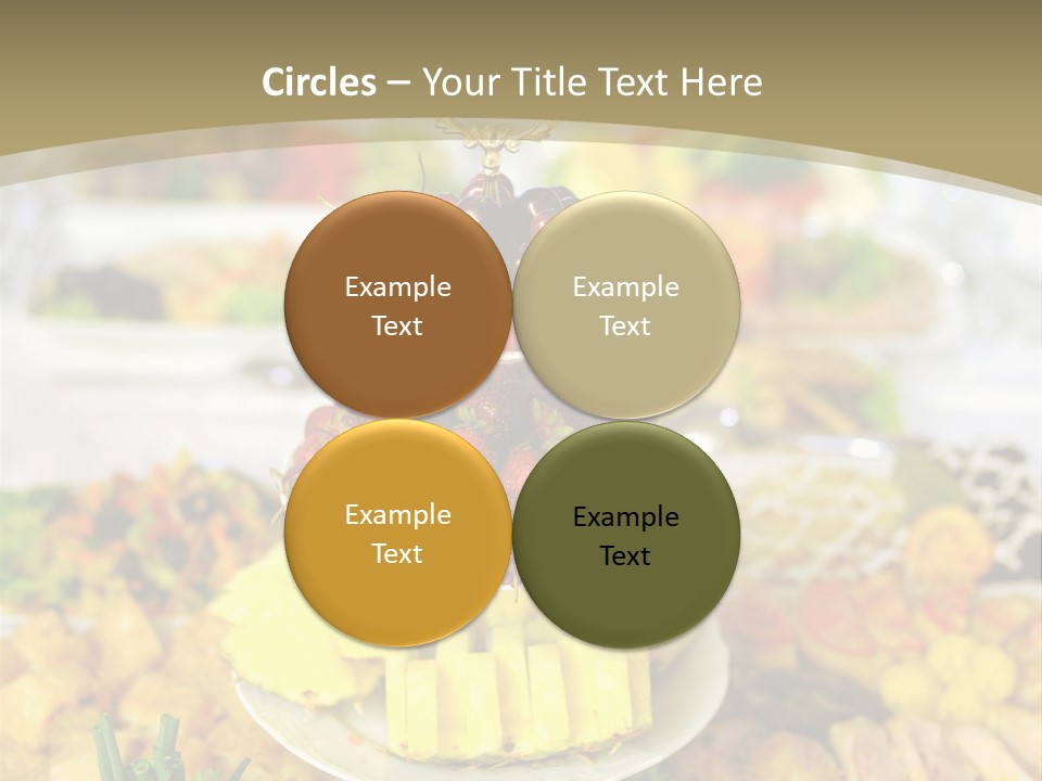 Table Wedding Dinner PowerPoint Template