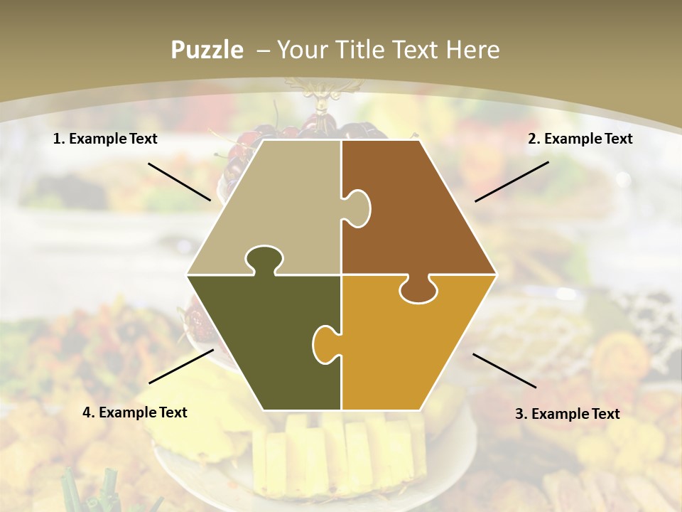 Table Wedding Dinner PowerPoint Template