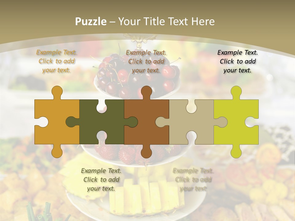 Table Wedding Dinner PowerPoint Template