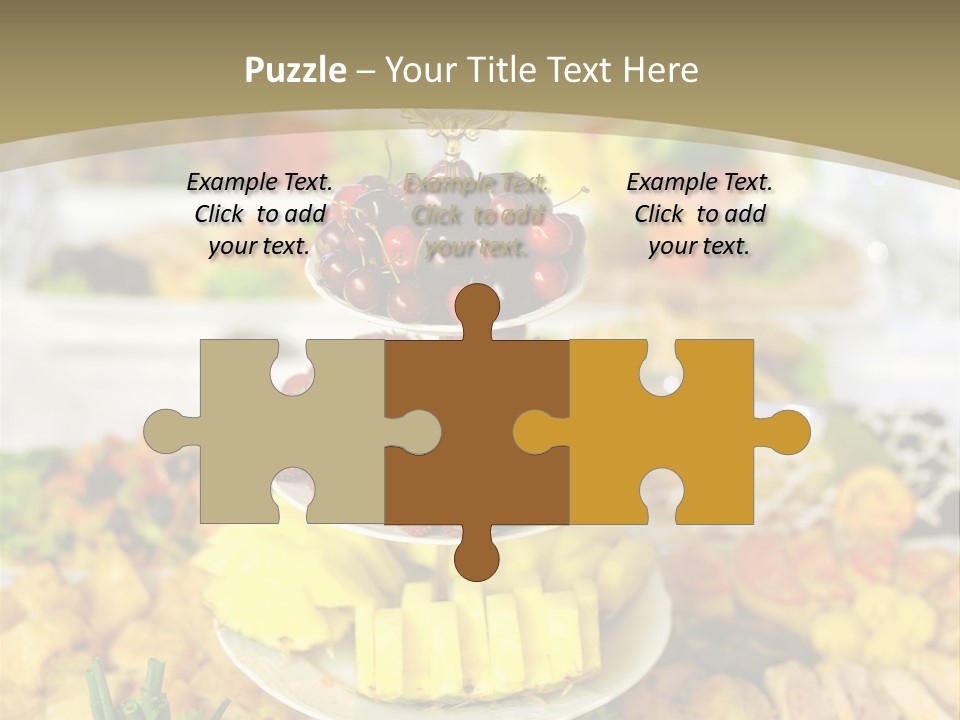 Table Wedding Dinner PowerPoint Template