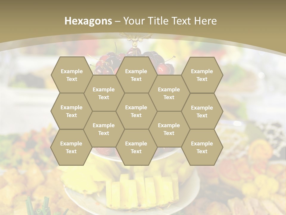 Table Wedding Dinner PowerPoint Template