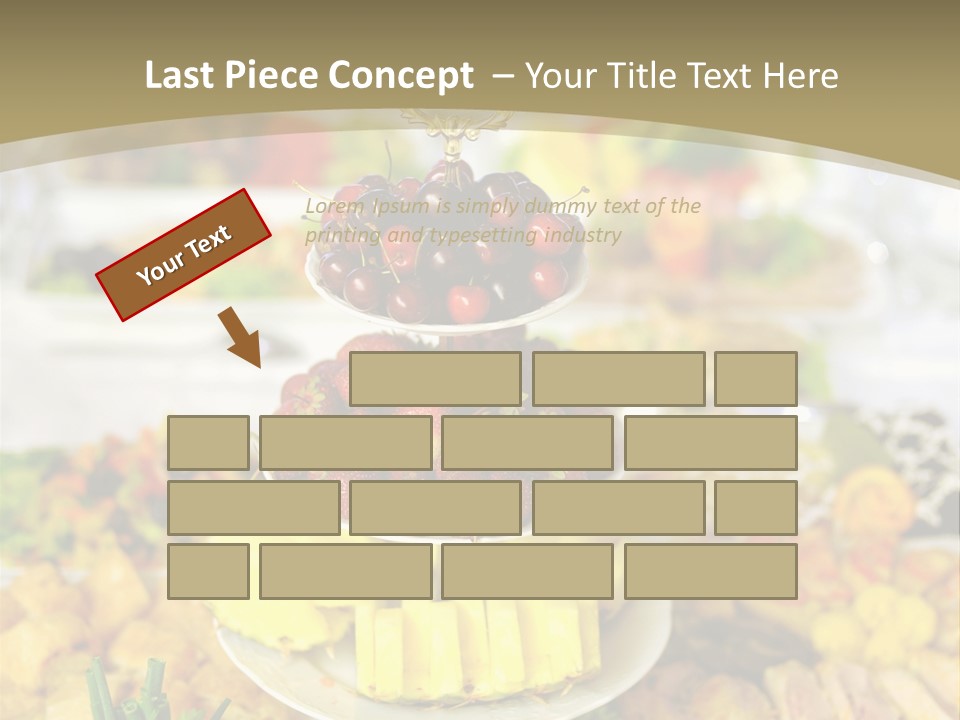 Table Wedding Dinner PowerPoint Template