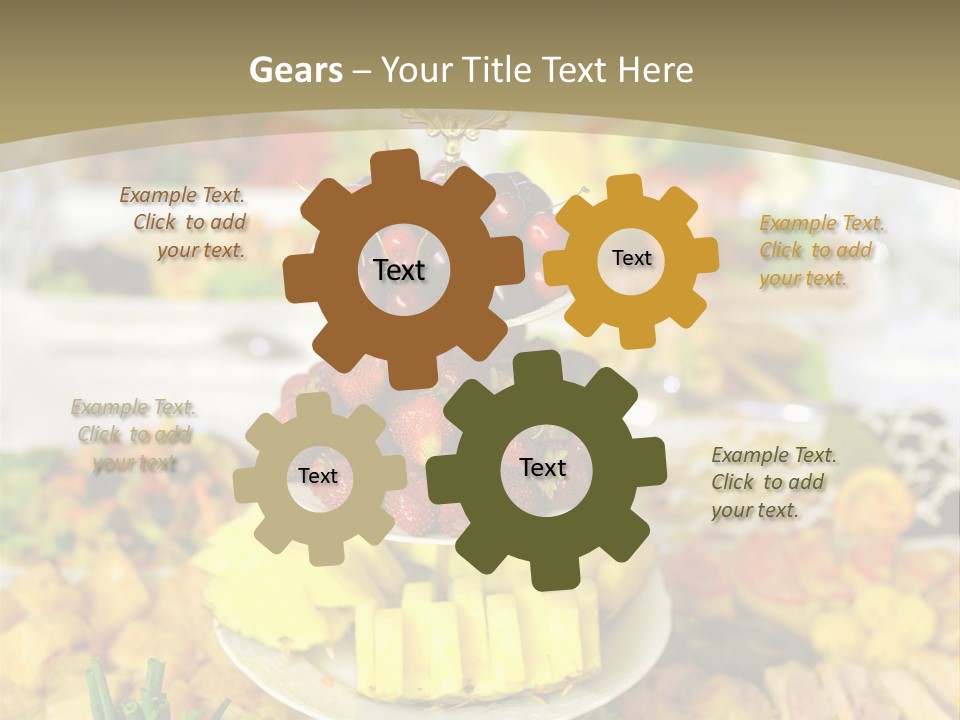 Table Wedding Dinner PowerPoint Template