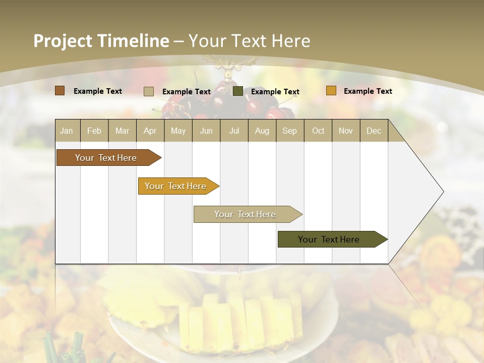Table Wedding Dinner PowerPoint Template