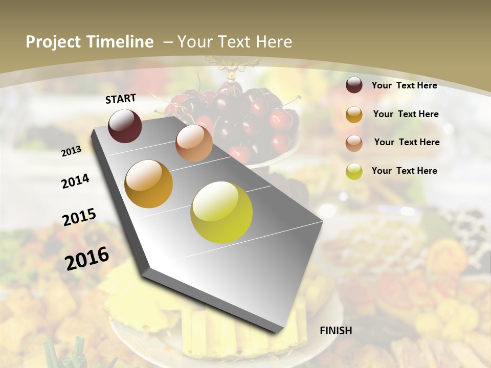 Table Wedding Dinner PowerPoint Template