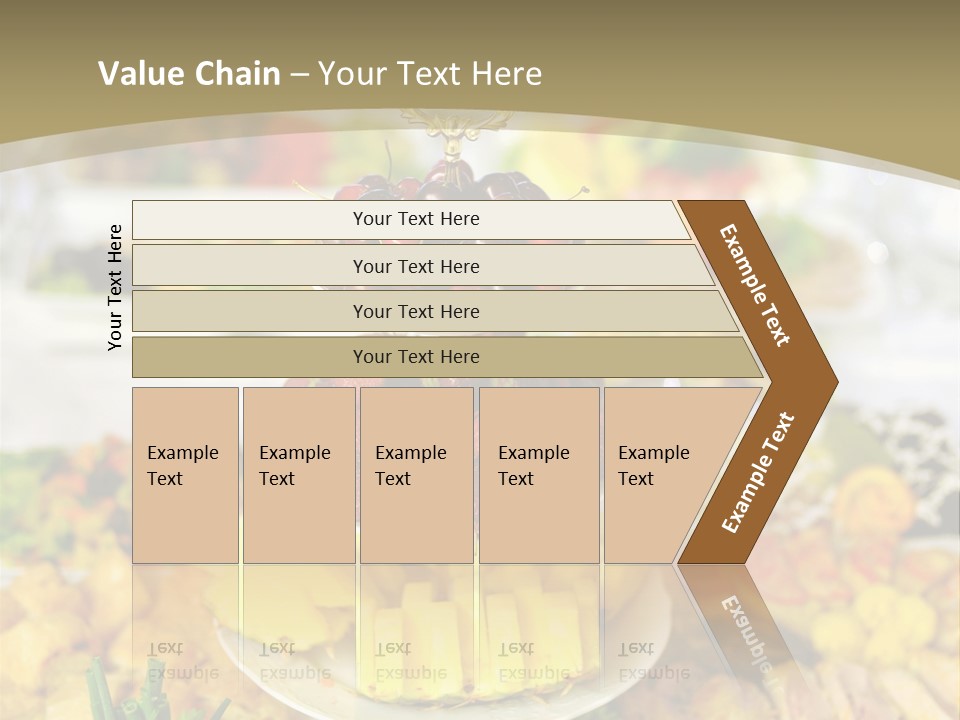 Table Wedding Dinner PowerPoint Template
