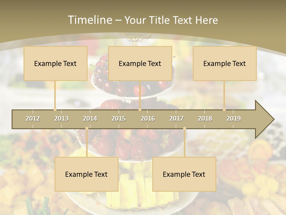Table Wedding Dinner PowerPoint Template