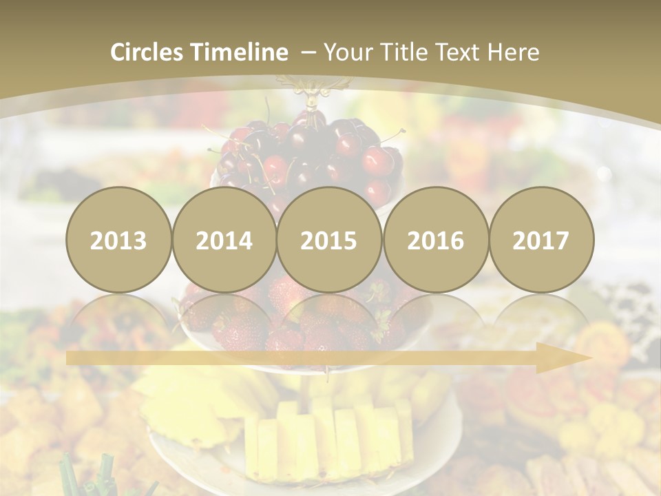 Table Wedding Dinner PowerPoint Template