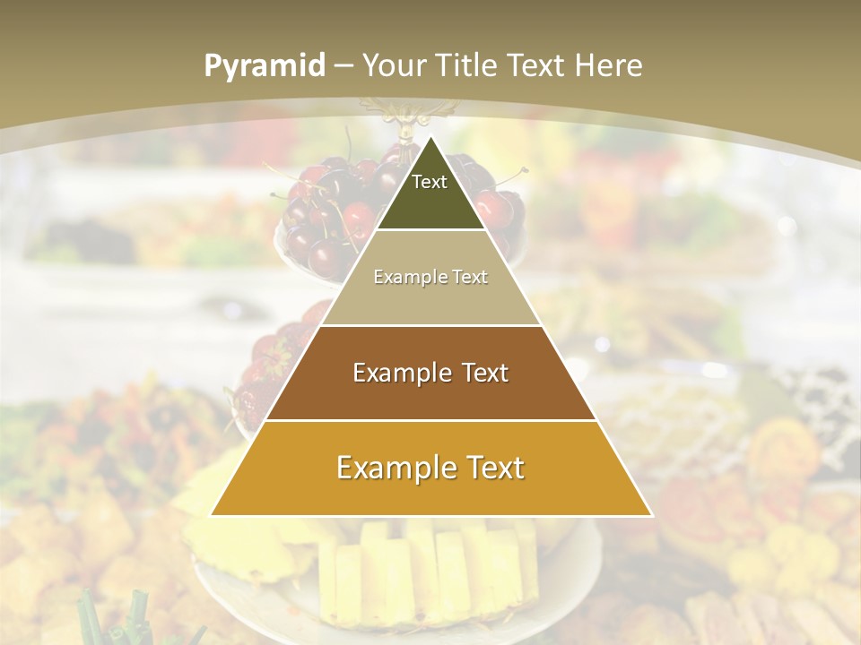 Table Wedding Dinner PowerPoint Template