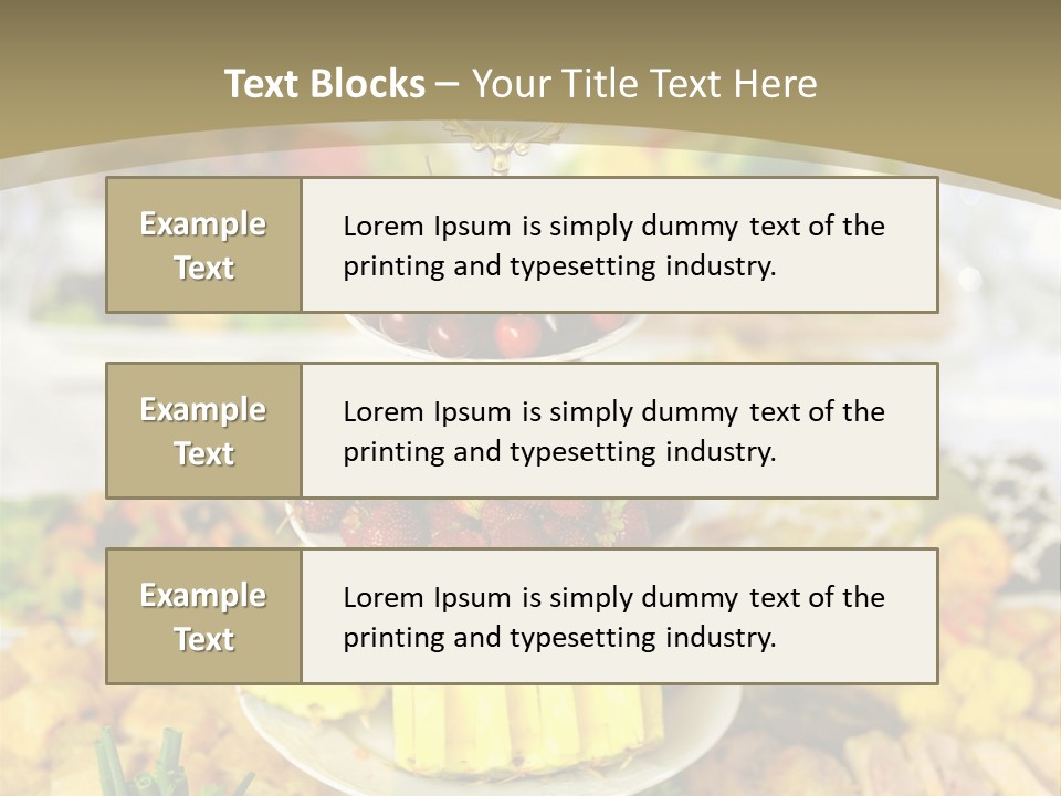 Table Wedding Dinner PowerPoint Template