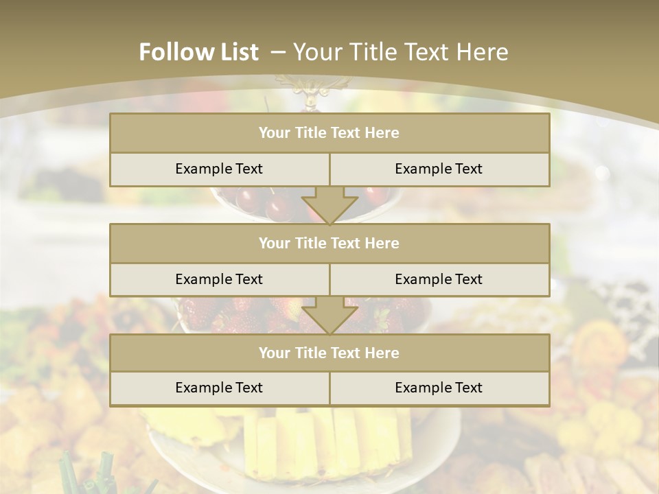 Table Wedding Dinner PowerPoint Template