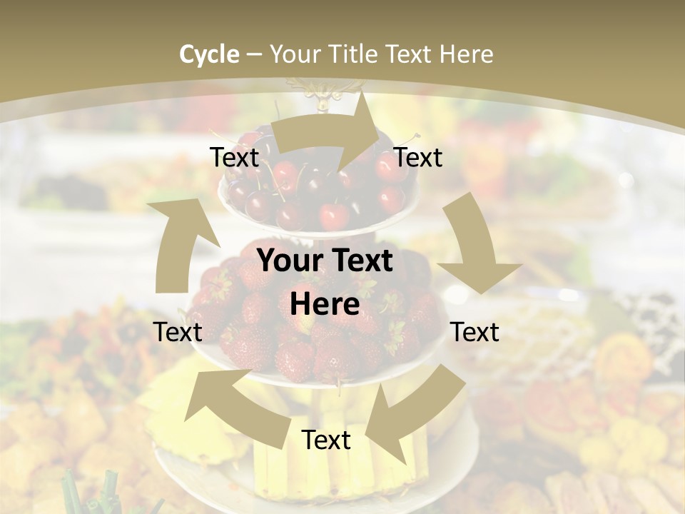 Table Wedding Dinner PowerPoint Template