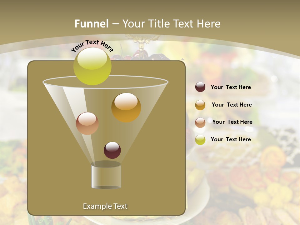 Table Wedding Dinner PowerPoint Template